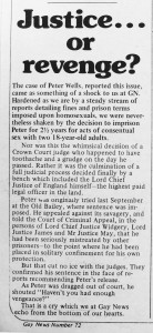 Gay News 72 - editorial